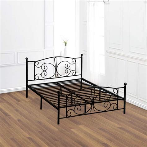 metal beds with box spring and matress|9 inch metal bed frame.